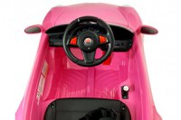 Masinuta electrica pentru copii Novokids Beetle Mini Car Roz cu acumulator, telecomanda, melodii si lumini, greutate suportata 30 kg, usi cu deschidere, 2 viteze, MP3 - 3