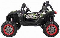 Masinuta electrica pentru copii Novokids Buggy UTV, 2 locuri, faruri luminoase, roti din cauciuc EVA, max 50 kg , 2 baterii de 12V, Mp3USB, 2 viteze, model Offroad, Camouflage - 3