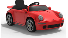 Masinuta electrica pentru copii Porsche RUF CTR 2017, rosie, cu telecomanda 2.4G si echipare premium