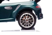 Masinuta electrica pentru copii Porsche RUF CTR3 Dark Green 70w cu licenta,echipare premium,roti EVA,scaun din piele,oglinzi retrovizoare,lumini LED,muzica,bluetoothUSB,suspensii,cod QR video asamblare,afisaj baterie,Eleron - 3