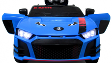 Masinuta electrica R-Sport 60W cu telecomanda si functie de balansare Cabrio A1 albastru