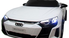 Masinuta electrica R-Sport cu telecomanda Audi E-Tron alb