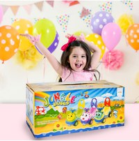 Masinuta fara pedale Ride-on Malplay Kitty Pink cu spatar inalt, volan cu claxon, sistem antirasturnare de la 18 luni pana la 27 kg - 3