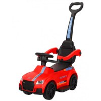 Masinuta pentru copii Novokids Victory Car Rosu fara pedale, cu melodii si lumini, maner de impins pentru parinti detasabil, functie trotineta fara pedale, greutate suportata 25 kg - 4