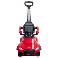 Masinuta pentru copii Novokids Victory Car Rosu fara pedale, cu melodii si lumini, maner de impins pentru parinti detasabil, functie trotineta fara pedale, greutate suportata 25 kg - 1