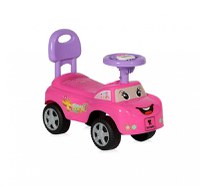 Masinuta pentru copii Ride-On fara pedale Lorelli My Friend Pink muzicala, spatar inalt, protectie impotriva rasturnarii, lumini - 1