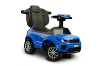 Masinuta Ride On fara pedale 3in1 Toyz Sport Car Blue cu maner parental,bara de protectie detasabila,volan cu sunete si lumini,Ssatiu de depozitare,sistem antirasturnare,Spatar inalt,suport picioare,recomandata de la 12 luni - 5