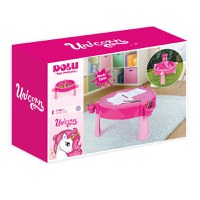Masuta de activitati pentru apa si nisip roz - 4
