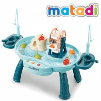 Masuta interactiva de pescuit cu muzica si moara de apa Matadi Go Fishing Bue - 5