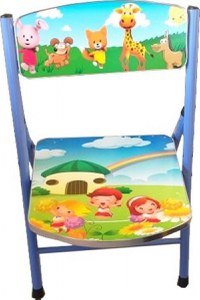 Masuta pentru copii Novokids My first folding table Albastru din MDF, pliabila, dimensiuni 60X40X56 cm, 2 nivele de inaltime, suprafata lucioasa - 3