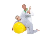 Minge aluna fizioterapeutica Physio rosie diametru 85 cm - 4