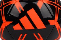Mingie de fotbal Adidas Starlancer negru cu rosu, marimea 5 - 1