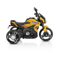 Motocicleta electrica pentru copii 12V Moni Bo Colombo Yellow - 1