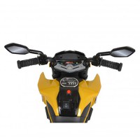 Motocicleta electrica pentru copii 12V Moni Bo Colombo Yellow - 4