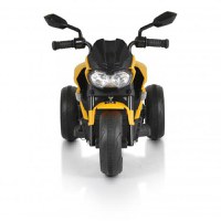 Motocicleta electrica pentru copii 12V Moni Bo Colombo Yellow - 6