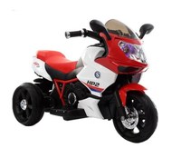 Motocicleta electrica pentru copii Nichiduta Sport HP2 70W pentru copii Red cu unitate audio cu Mp3 si lumini led, portbagaj si roti rezistente - 3