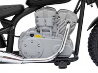 Motocicleta electrica pentru copii Speed Power Black, pornire la cheie, motor 250W, baterie 24V7Ah, roti pneumatice, scaun ergonomic din piele, lumina frontala LED, claxon, muzica preinstalata, pana la 80 kg - 7