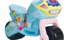 Motocicleta Ride-On pentru copii Peppa Pig, fara pedale, stabila si usor de utilizat, 18-36 luni