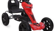 Nichiduta Go Kart Extreme Red pentru copii, cu structura metalica si scaun reglabil
