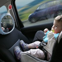 Oglinda muzicala auto pentru supraveghere copil Benbat Oly Blue - 1