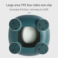 Olita bebelusi Little Mom Smart Potty Green cu adaptor moale din spuma PU, vas colector detasabil, baza anti-alunecare, protectie antistropire - 3