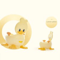 Olita copii Little Mom Yellow Duck cu adaptor din spuma PU, cu compartiment de colectare detasabil, capac rabatabil cu functie de spatar, manere, spatar ergonomic, protectie antistropire, zone antiderapante - 7