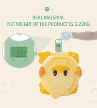 Olita copii Little Mom Yellow Duck cu adaptor din spuma PU, cu compartiment de colectare detasabil, capac rabatabil cu functie de spatar, manere, spatar ergonomic, protectie antistropire, zone antiderapante - 9