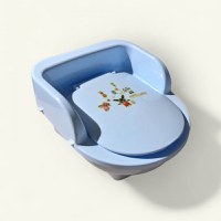 Olita copii Maltex baby mini toaleta cu recipient detasabil bing light blue - 1