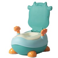 Olita cu manere Little Mom Cow Green robusta, stabila, margini rotunjite, spatar ergonomic, insert detasabil - 4