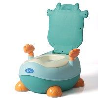 Olita cu manere Little Mom Cow Green robusta, stabila, margini rotunjite, spatar ergonomic, insert detasabil - 7