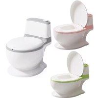 Olita muzicala tip minitoaleta Little Mom cu adaptor moale Grey - 10