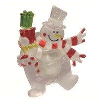 Om de zapada decorativ pentru Craciun cu jocuri de lumini LED multicolore - 1