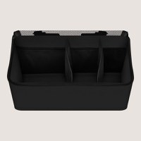 Organizator multifunctional Lionelo Sidepocket M Negru, 3 compartimente, universal, 43x15x23 cm - 1