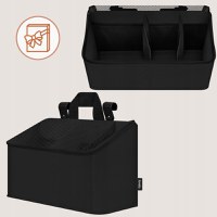 Organizator multifunctional Lionelo Sidepocket M Negru, 3 compartimente, universal, 43x15x23 cm - 5