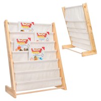 Organizator pentru cartireviste copii Ginger Home Natur cu 6 rafturi,dimensiune 64x30x79 cm - 3