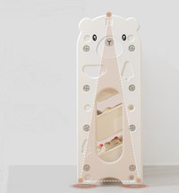Organizator pentru copii, Nichiduta Garden, cu rafturi deschise, pe 4 nivele, include 8 cutii mici si 4 cutii mari, dimensiune 33 x 86 x 85 cm, White Bear - 4