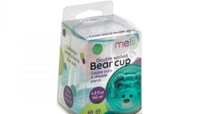 Pahar copii design interior urs Melii 145 ml albastru