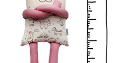 Papusa perna hand made pentru copii Pisica Fifi 80 cm