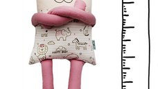 Papusa perna hand made pentru copii Pisica Fifi 80 cm