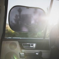 Parasolar auto copii cu prindere electrostatica set 2 buc - 2