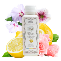 Parfum pentru rufe albe si color 200 ml 40 spalari Cashmere Aroma White Musk - 1