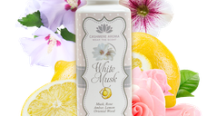 Parfum pentru rufe albe si color 200 ml 40 spalari Cashmere Aroma White Musk