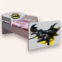 Pat pentru copii Batman cu manere, 2-12 ani, 160x80 cm - 1