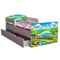 Pat pentru copii Tomas, cu sertar, 2-12 ani, 160x80 cm - 2