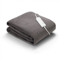 Patura cu incalzire electrica Vitammy huggy plaid 180 x 130 cm gri inchis - 6