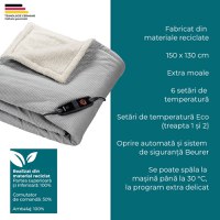 Patura electrica gri deschis Green Planet Beurer HD 81 - 3