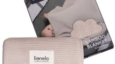Patura multifunctionala din bambus Lionelo 100x75 cm Bej