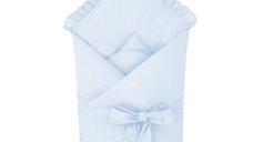 Paturica de infasat MimiNu din bumbac 75x75 cm Colectia Royal Blue