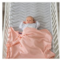 Paturica din bumbac Waffle Weave 120 x 140 cm Coral Clevamama 3463 - 2