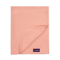 Paturica din bumbac Waffle Weave 120 x 140 cm Coral Clevamama 3463 - 4